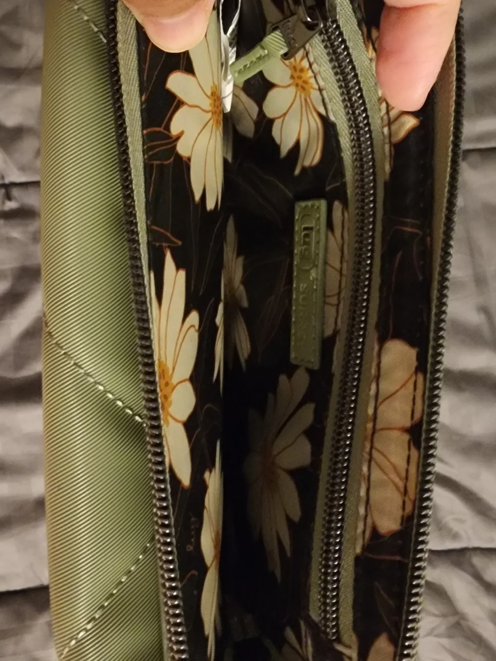 lug Sage Green Women's Backpack with Front Pocket